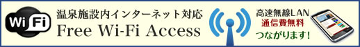 インターネット接続無料